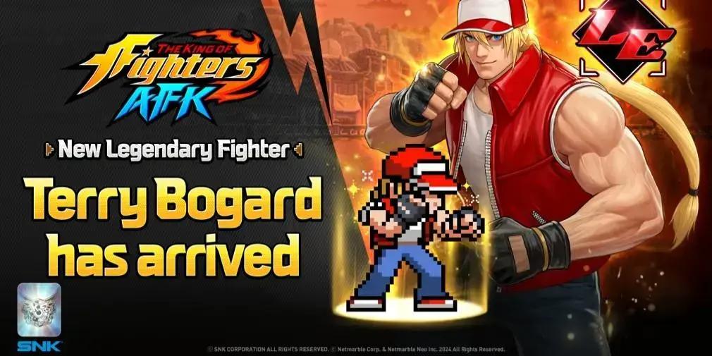 Terry Bogard chega ao The King of Fighters AFK na primeira atualização após o lançamento