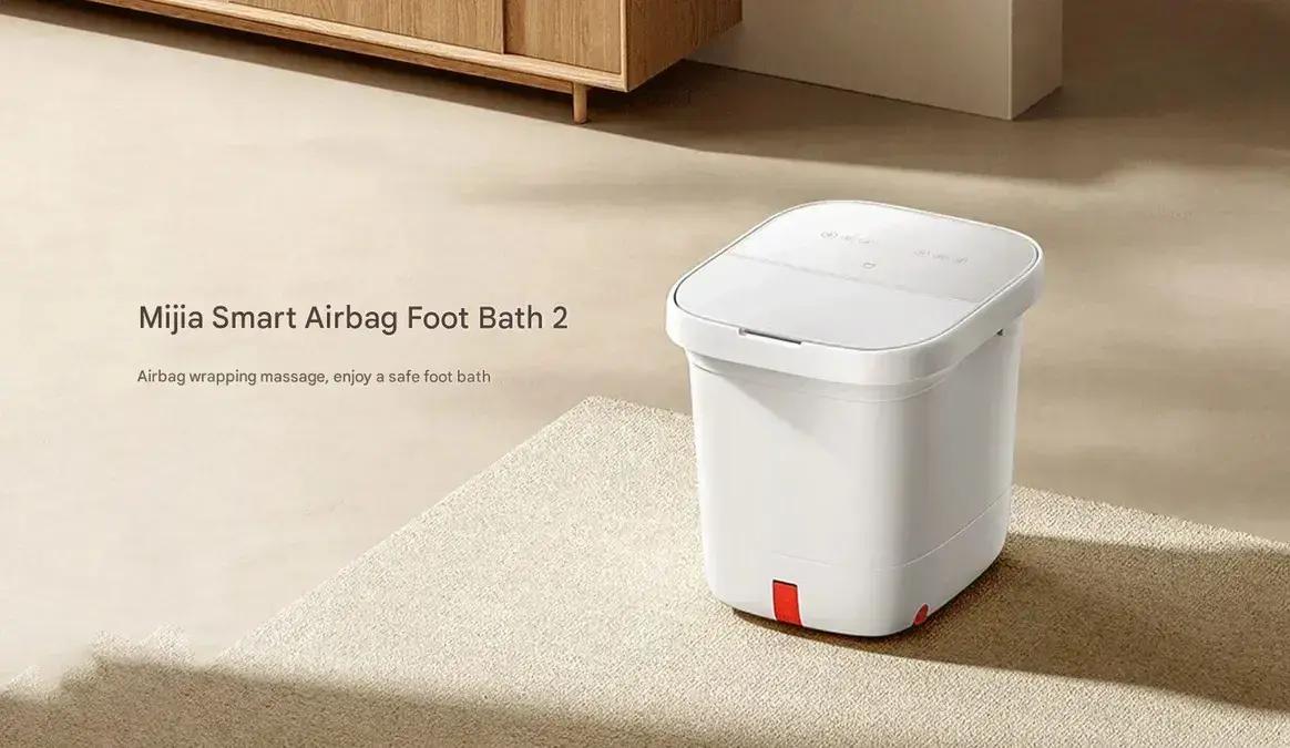 Xiaomi lança banho de pés inteligente Mijia com massagem por bolsa de ar