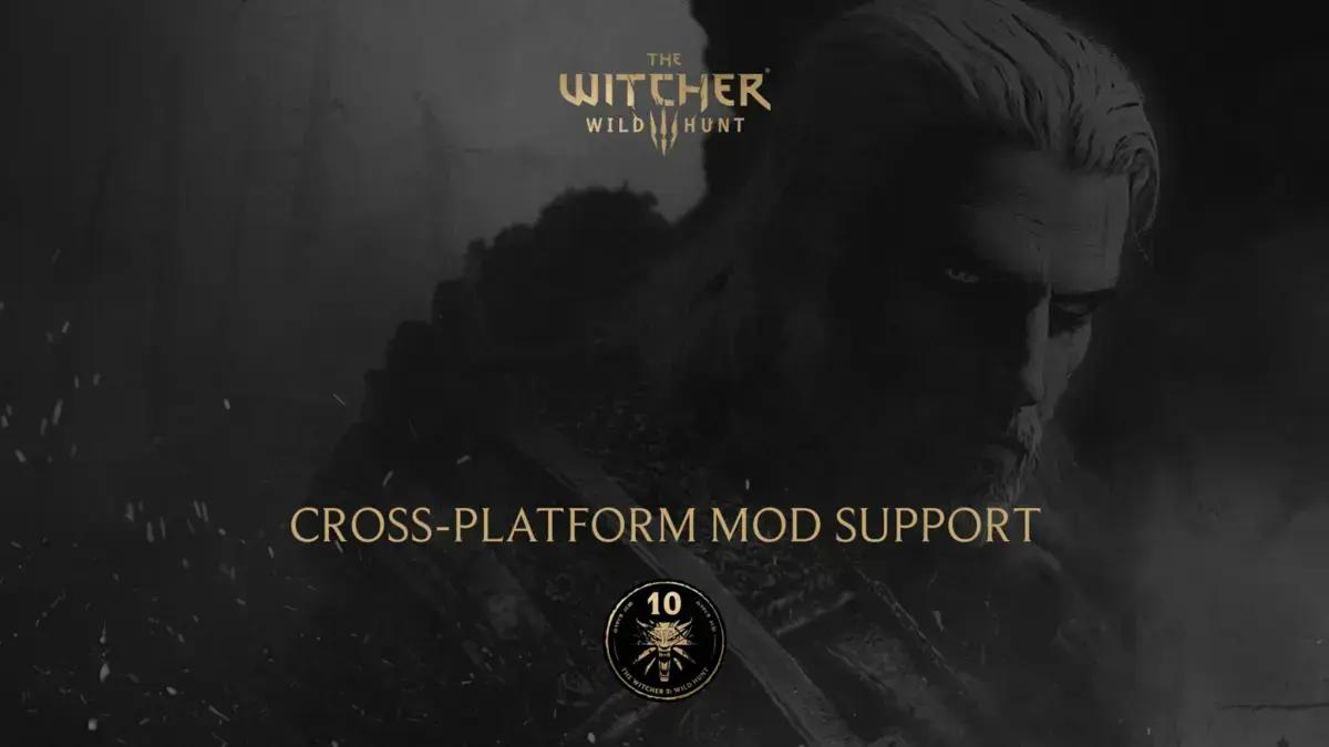 Suporte a mods multiplataforma de The Witcher 3 será lançado apenas em 2026