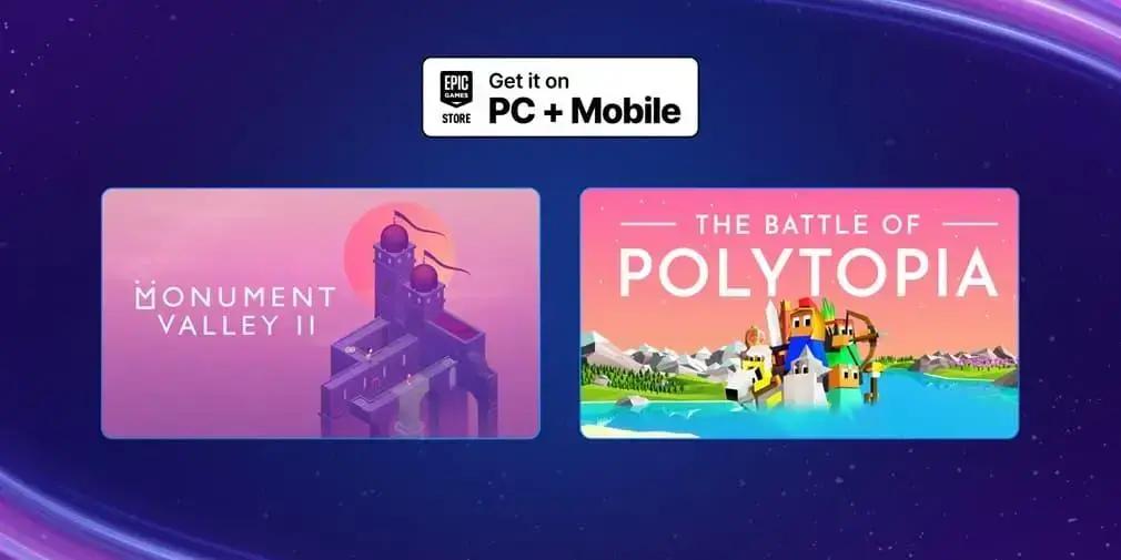 Monument Valley II e The Battle of Polytopia estão grátis na Epic Games Store (promoção não disponível no Brasil)