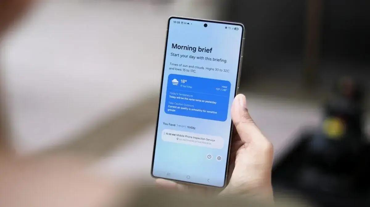 Now Brief continua ausente na atualização One UI 8 Beta 2 para Galaxy S23