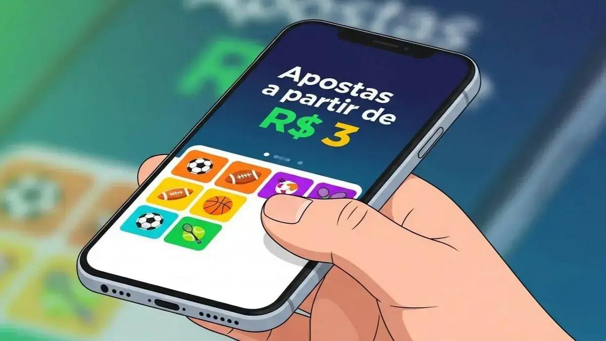 Plataformas de apostas com depósito mínimo de R$3 no Brasil