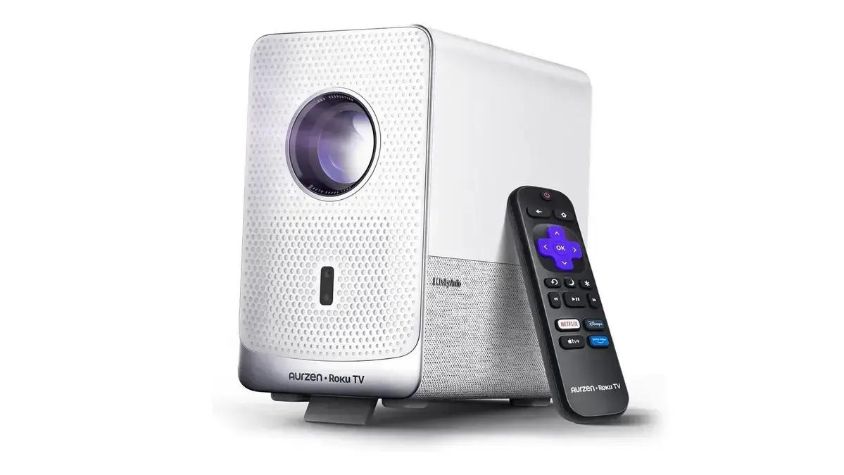Lançado o primeiro projetor inteligente com Roku TV integrado, disponível para compra internacional