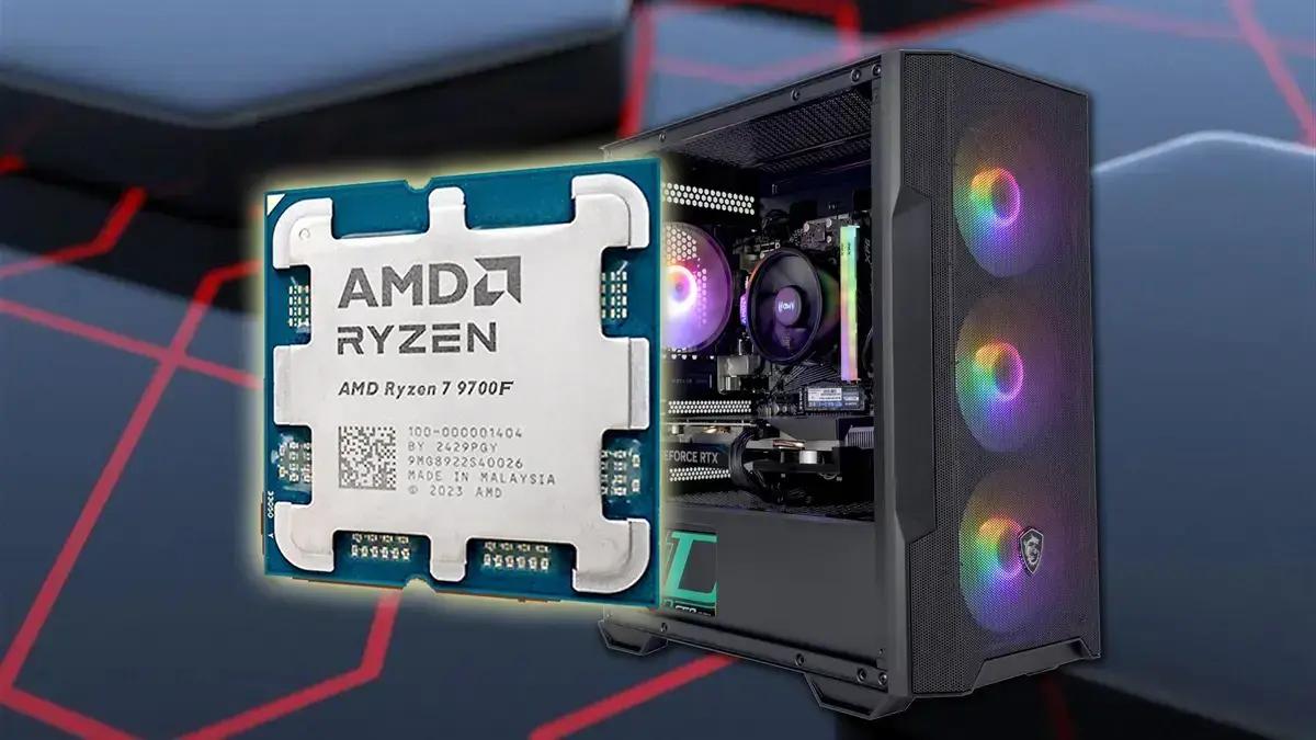 Integrador de sistemas revela Ryzen 7 9700F com clock boost de 5,4 GHz; configuração ainda inclui 9700X