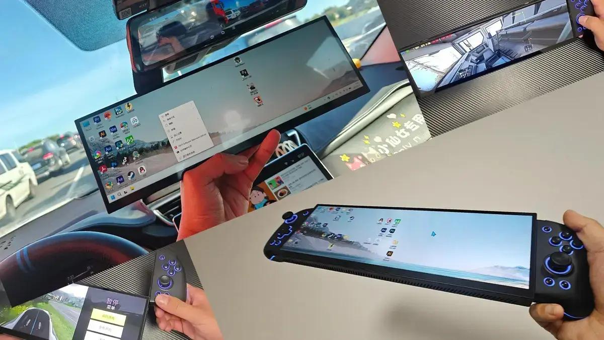 Dispositivo portátil DIY com Ryzen Z2 Extreme revoluciona jogos de corrida