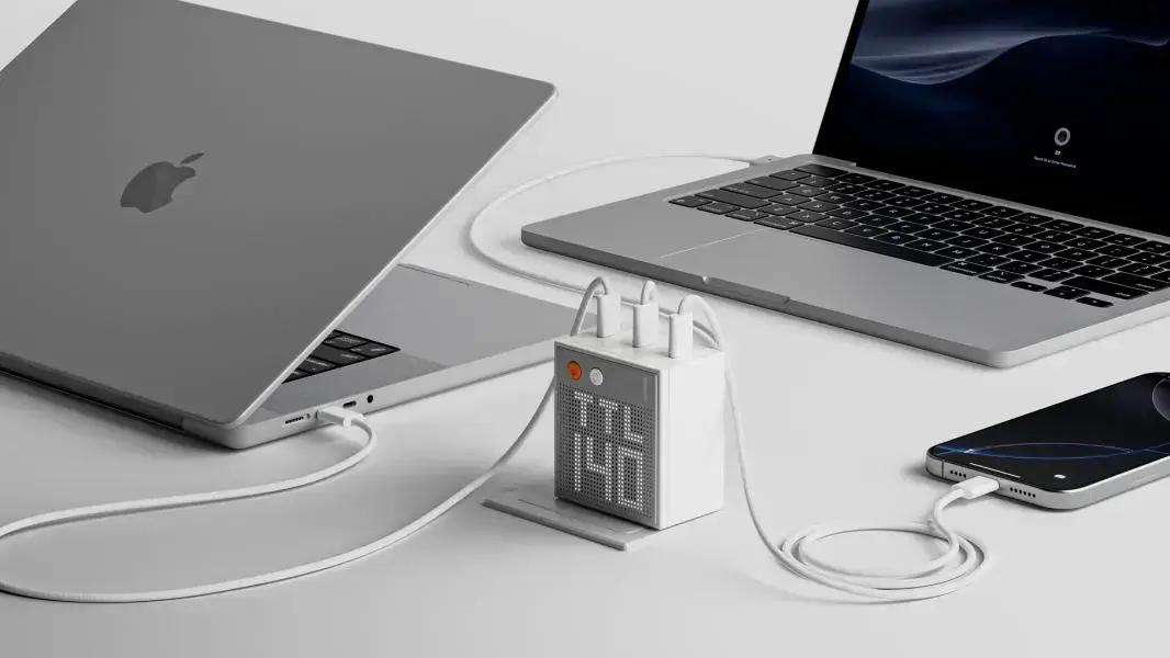 Carregador Sharge Pixel 140 para laptops tem preço recorde fora do Brasil