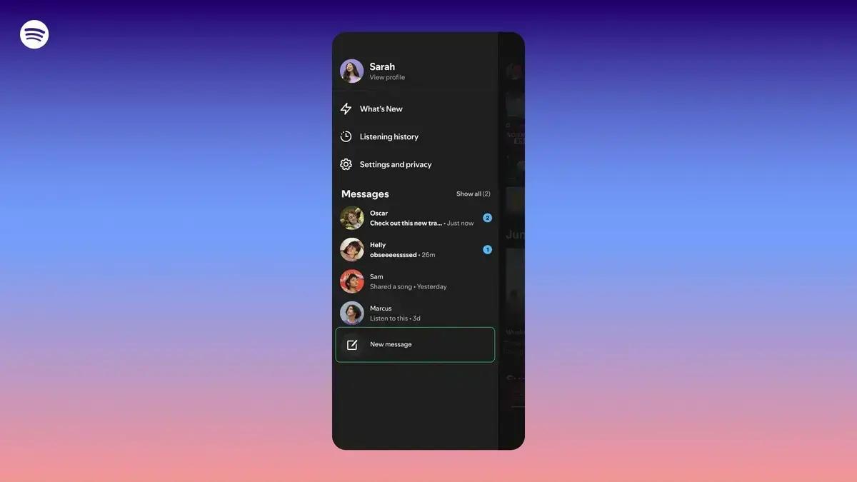 Spotify Messages: novo recurso pode expor seu perfil a contatos antigos