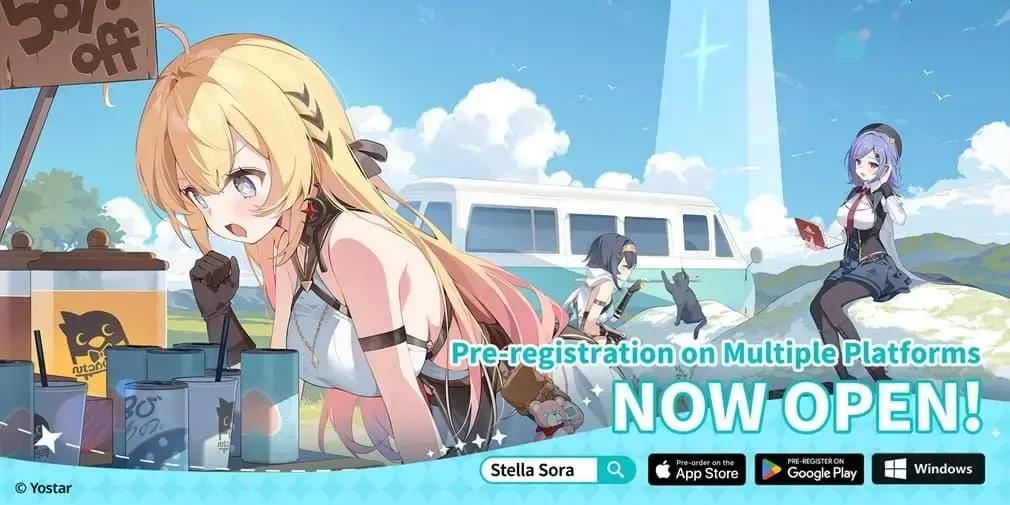 Stella Sora abre pré-registro para Android e iOS com recompensas para os primeiros inscritos (não é no Brasil)