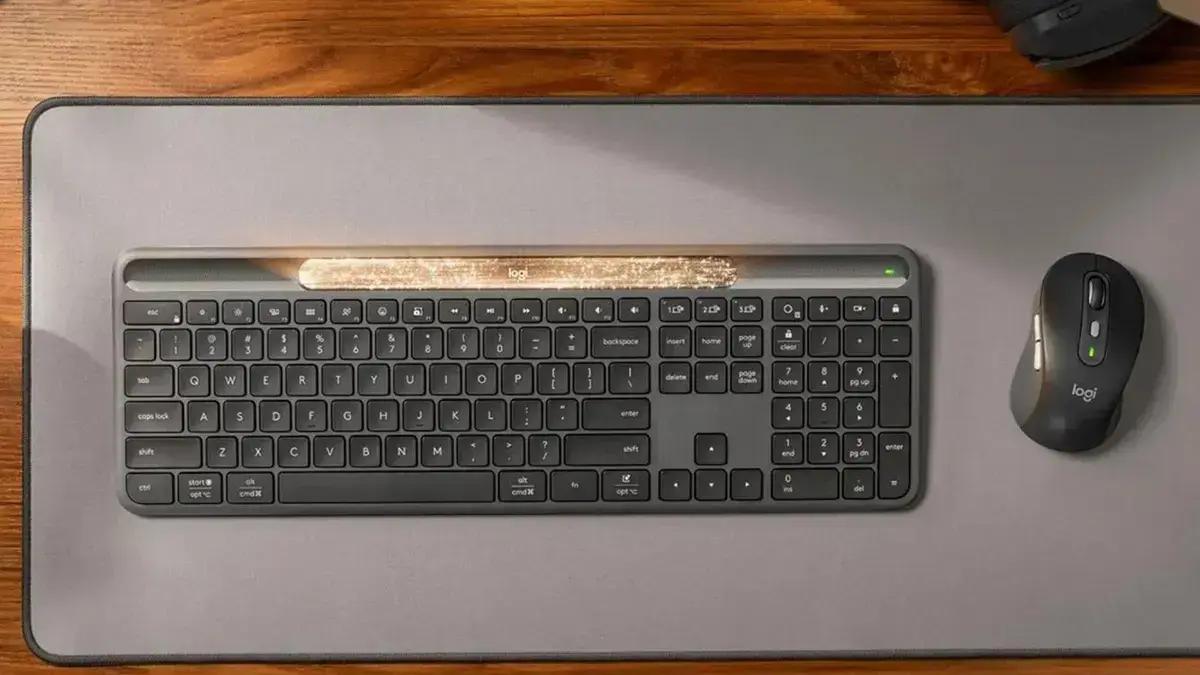 Logitech anuncia teclado sem fio movido a energia solar com bateria de longa duração