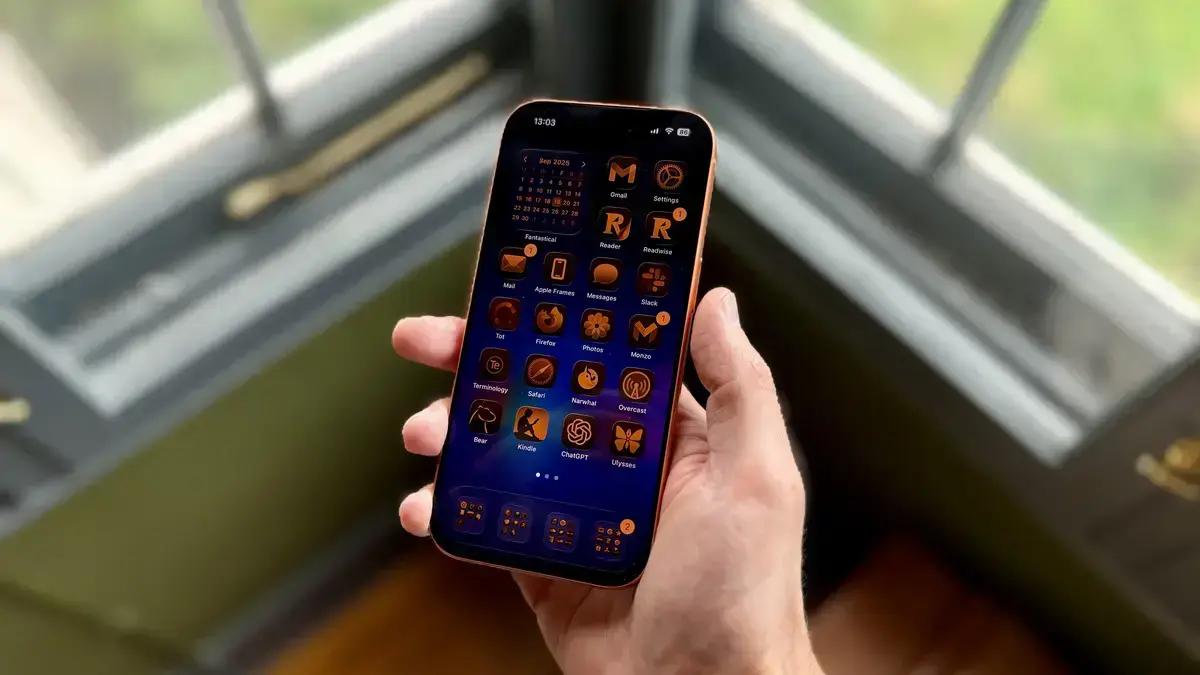 Personalize os ícones do iPhone 17 com as cores do iOS 26