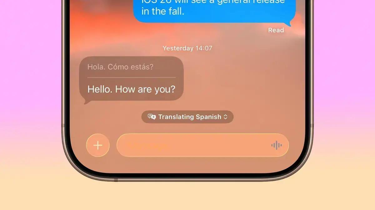 iOS 26: Saiba como usar a função Tradução ao Vivo no app Mensagens