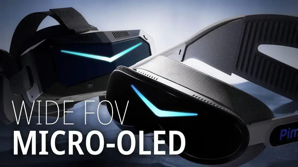 Pimax lança novos headsets VR Micro-OLED com maior campo de visão do mercado