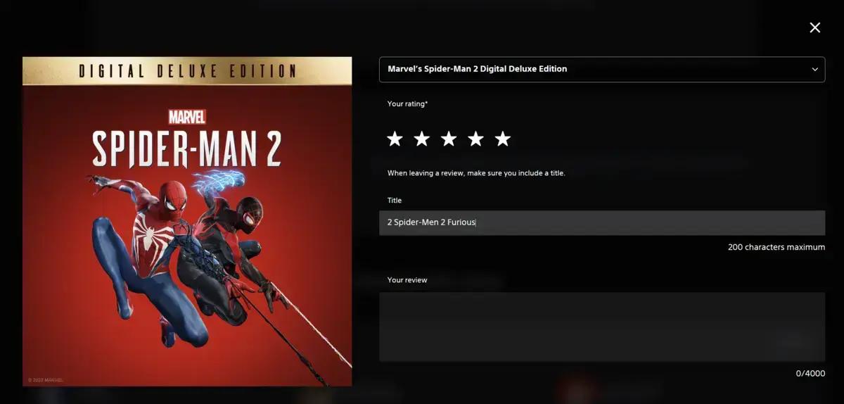 PlayStation Store passa a permitir avaliações completas de usuários na versão web