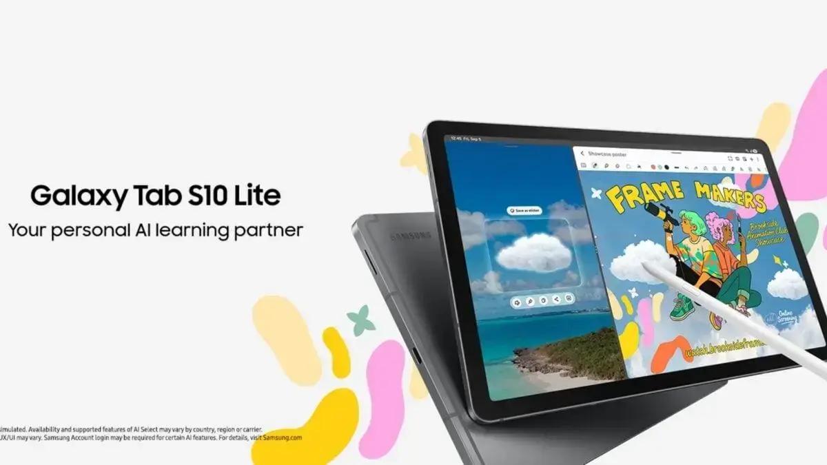 Atualização One UI 8 chega ao Galaxy Tab S10 Lite com Android 16