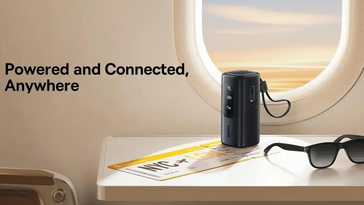 Baseus EnerGeek GX11: dispositivo 2 em 1 para energia e internet em viagens