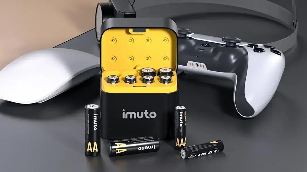 Oferta internacional: kit de baterias recarregáveis AA e AAA com carregador incluso
