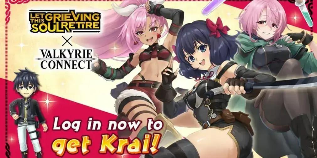 Valkyrie Connect anuncia evento de colaboração com anime Let This Grieving Soul Retire! (evento fora do Brasil)