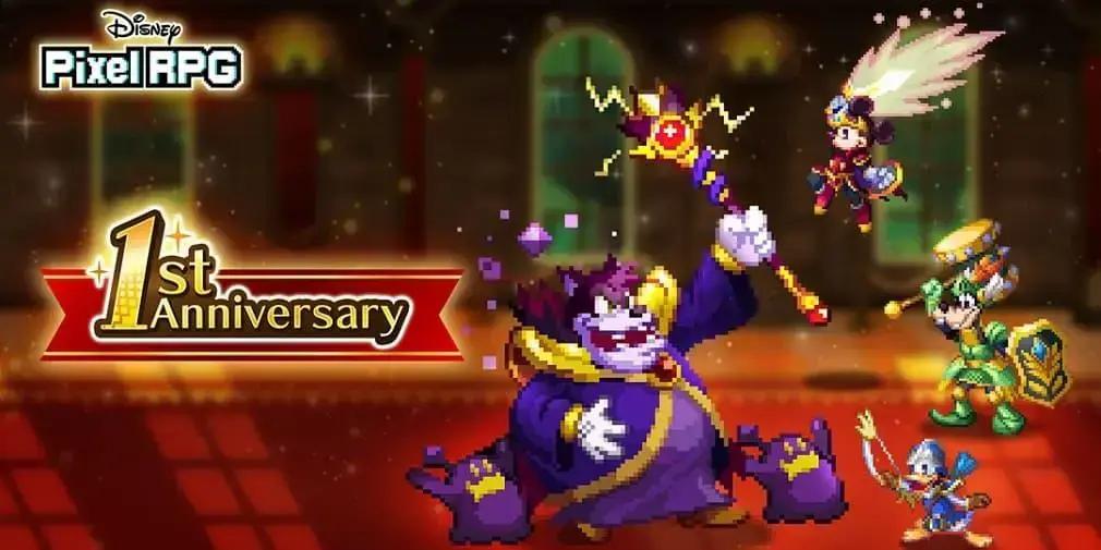 Disney Pixel RPG completa um ano com eventos especiais e recompensas