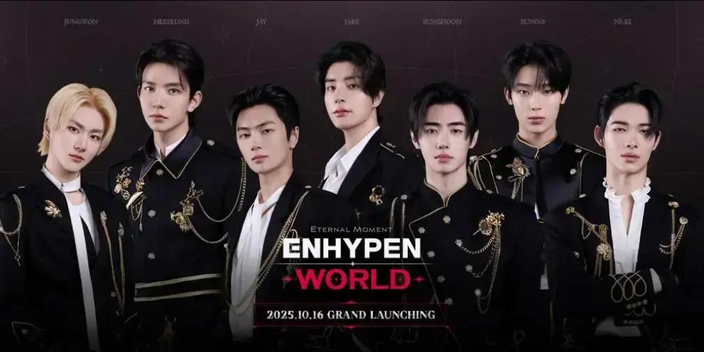 Evento pop-up "Enhypen World: Eternal Moment" ocorre em Seul antes do lançamento global