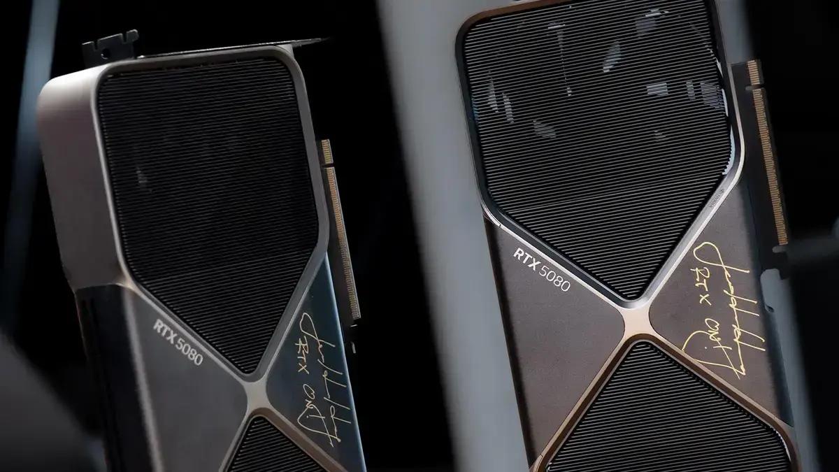 NVIDIA anuncia sorteio de RTX 5080 com duas placas Founders Edition autografadas pelo CEO; promoção não é válida no Brasil