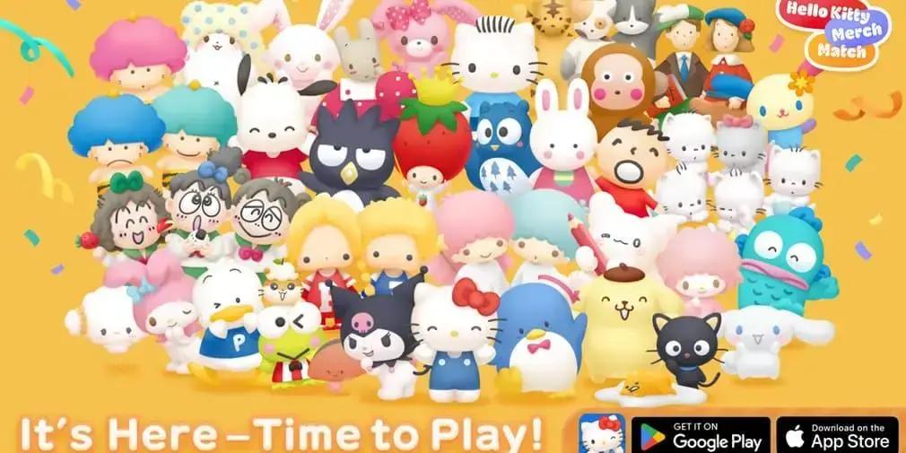 Hello Kitty Merch Match chega ao celular com jogo de combinar itens da Sanrio