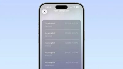 iOS 26 permite acessar o histórico completo de chamadas no iPhone