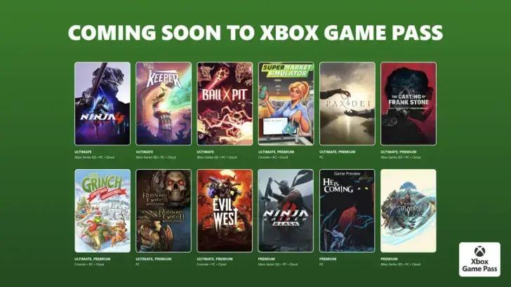 Novos jogos, incluindo Ninja Gaiden 4 e Pax Dei, chegam ao Xbox Game Pass em outubro