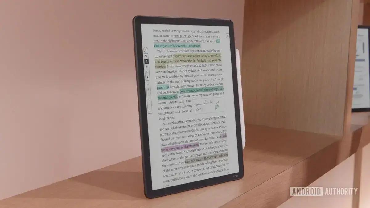 Kindle Colorsoft da Amazon pode não ser ideal para leitura tradicional em preto e branco
