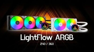Montech lança série de coolers AIO LightFlow com modelos de 240mm e 360mm