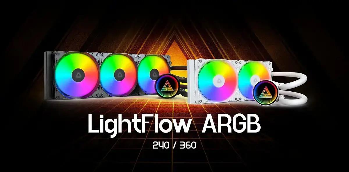 Montech lança série de coolers AIO LightFlow com modelos de 240mm e 360mm