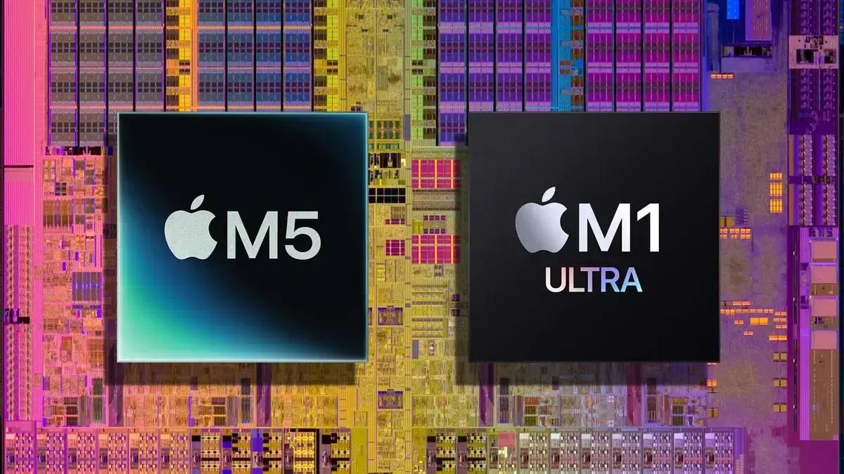 Chip Apple M5 chega perto do desempenho do M1 Ultra com metade dos núcleos