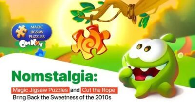Quebra-cabeças Magic Jigsaw Puzzles traz Om Nom de Cut the Rope em nova parceria