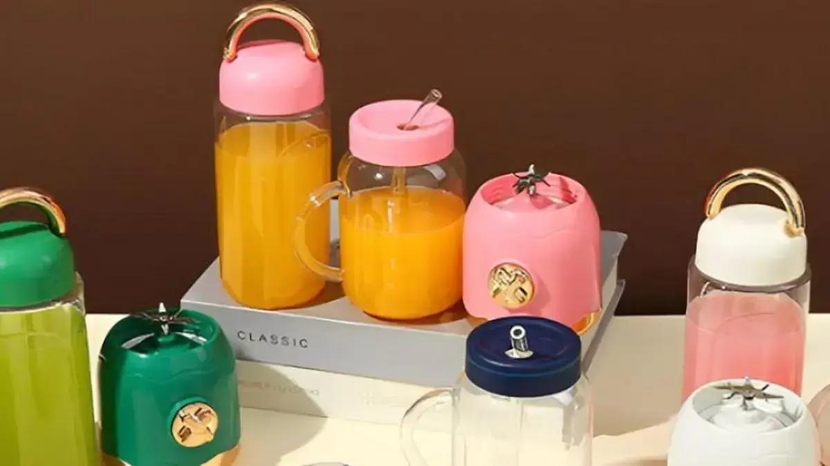 Mini liquidificador portátil 3 em 1 disponível por R$58 na Shopee
