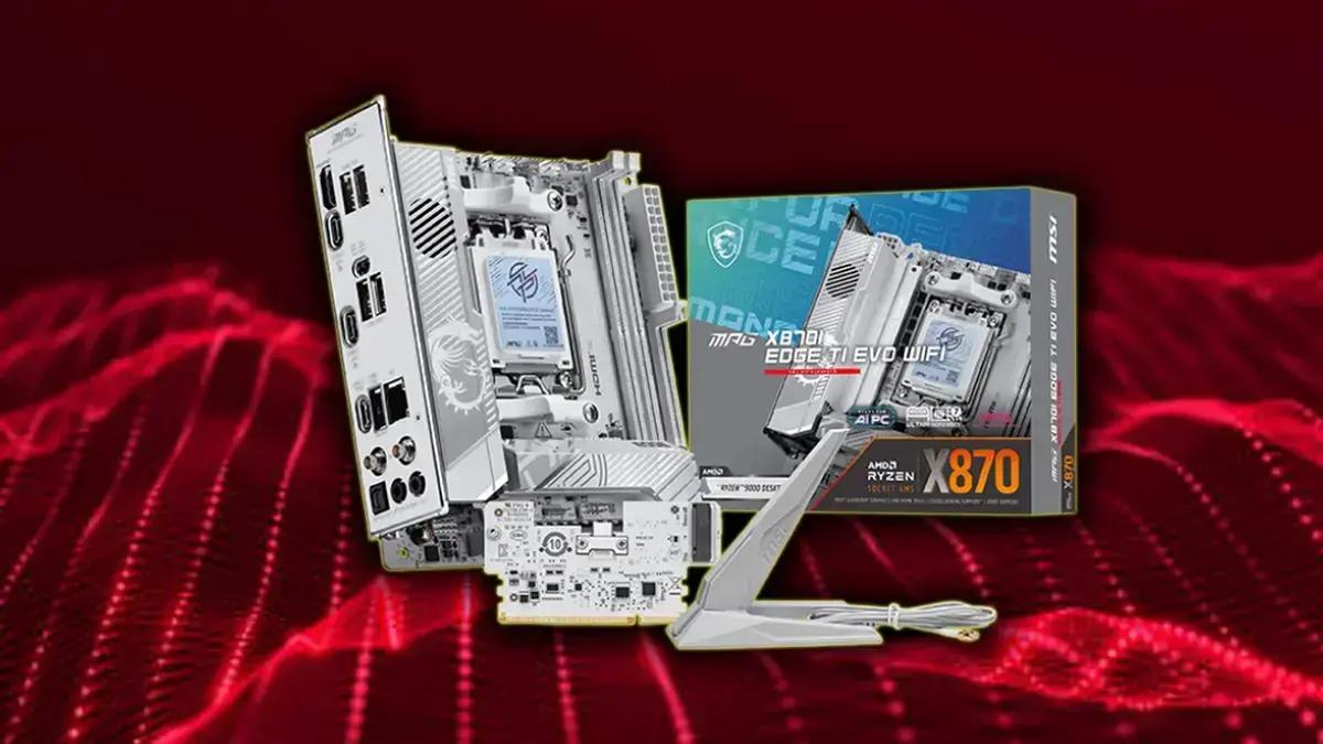 MSI lança oficialmente a placa-mãe compacta MPG X870I EDGE TI EVO WiFi com suporte de memória até 10.000 MT/s