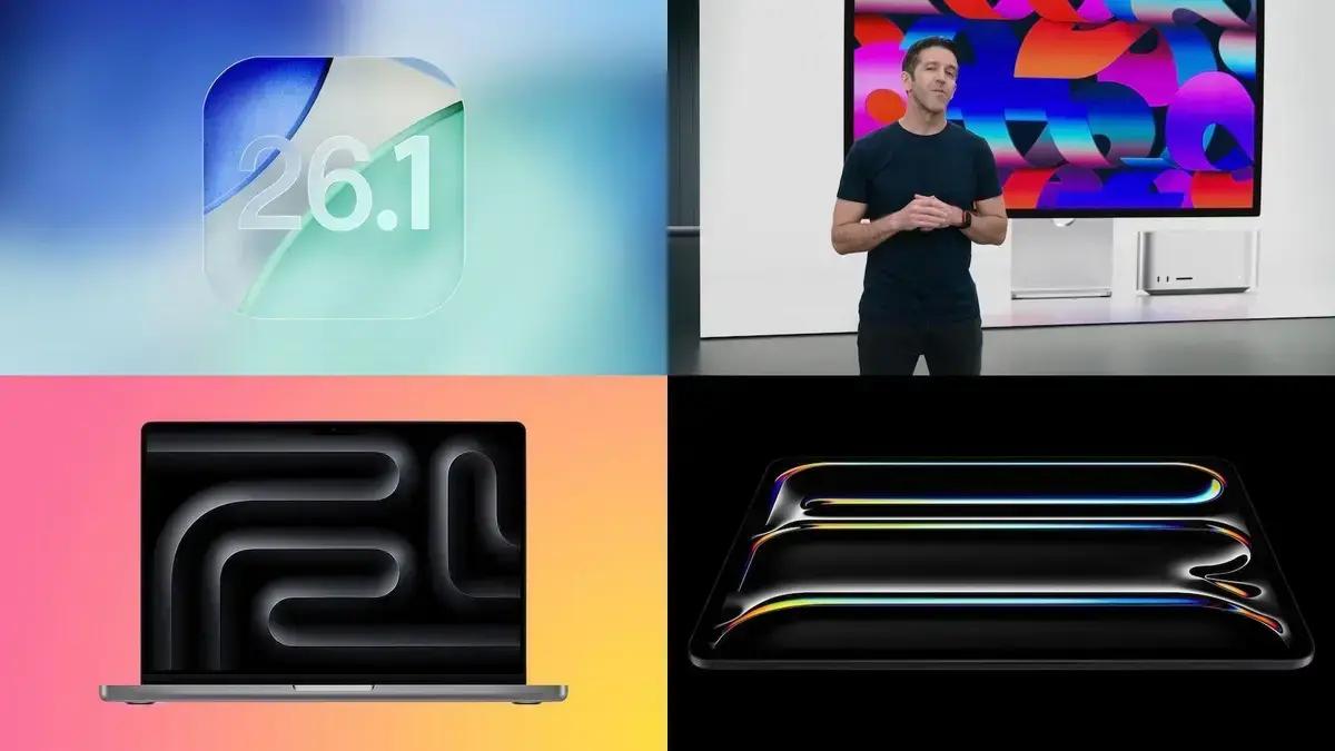 Principais novidades: Atualização iOS 26.1, rumores sobre MacBook Pro e iPad Pro e outras notícias Apple