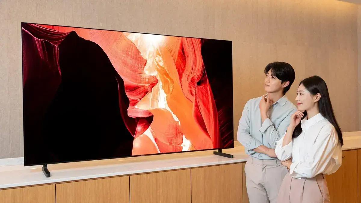 Crescimento das TVs OLED da Samsung no mercado global