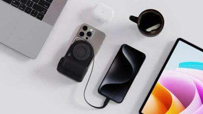 Belkin apresenta PowerGrip, acessório híbrido para iPhone que une câmera e carregador portátil