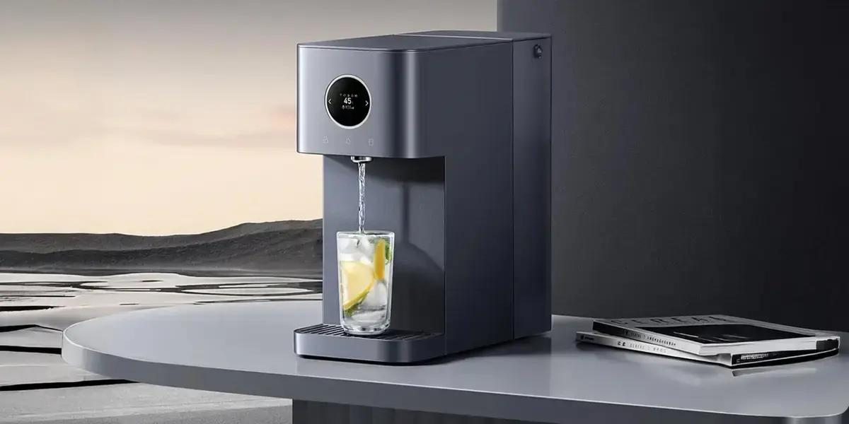 Xiaomi apresenta purificador de água para mesa com filtro RO de três anos e tecnologia NFC