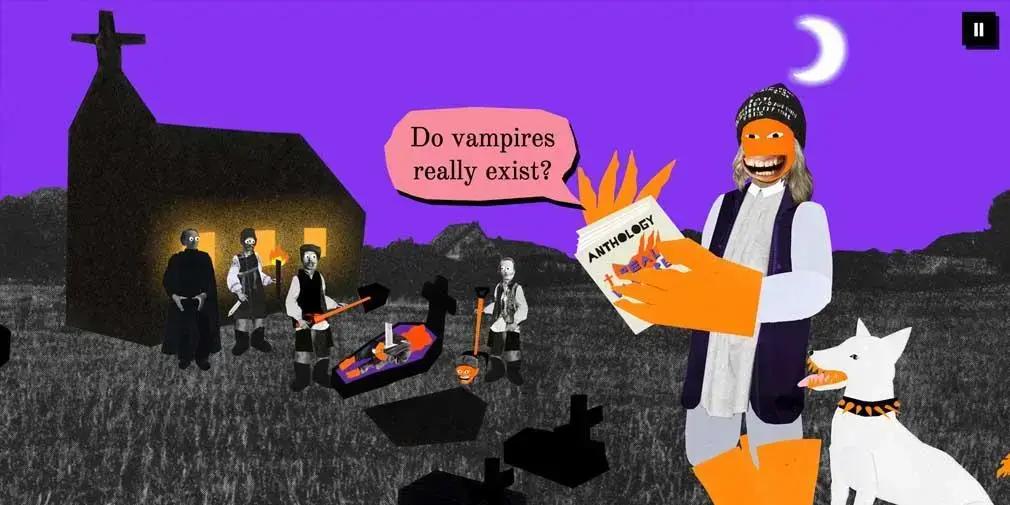 Real Vampires apresenta o autêntico folclore vampírico eslavo em uma aventura narrativa