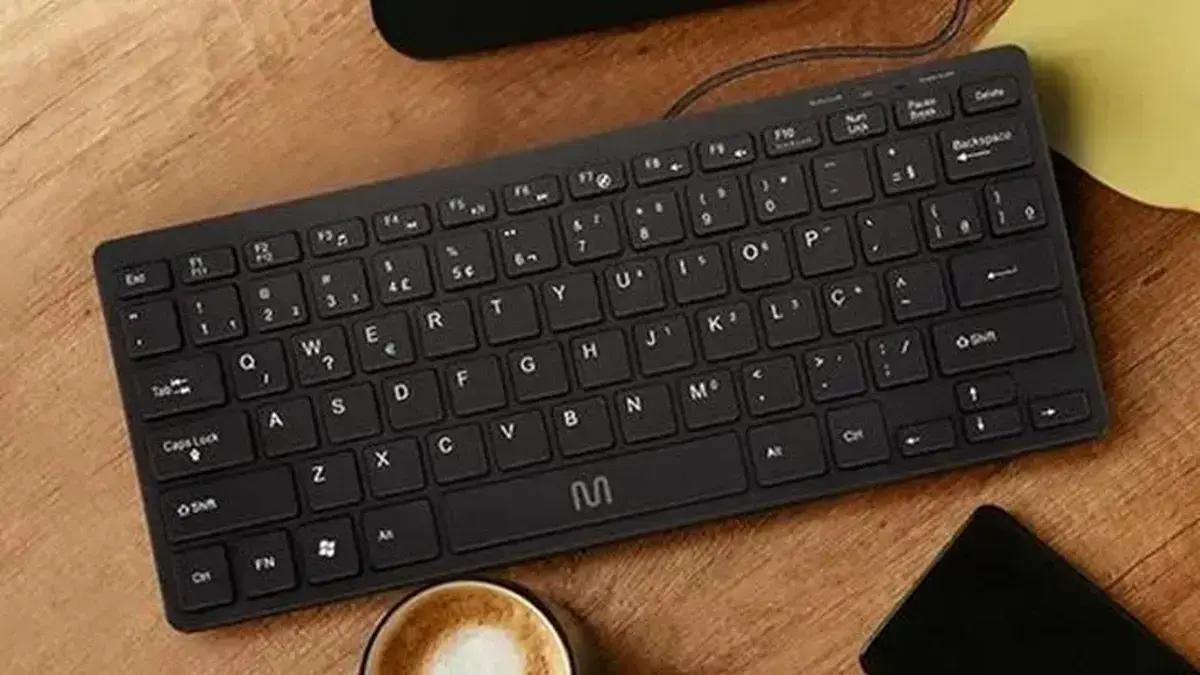 Teclados acessíveis para o home office com preços a partir de R$18