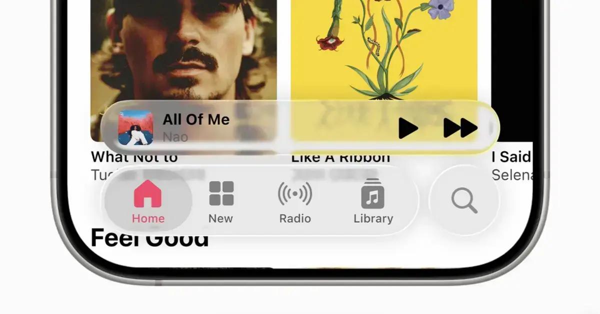 Apple lança ajuste de transparência para recurso Liquid Glass no iOS 26 Beta