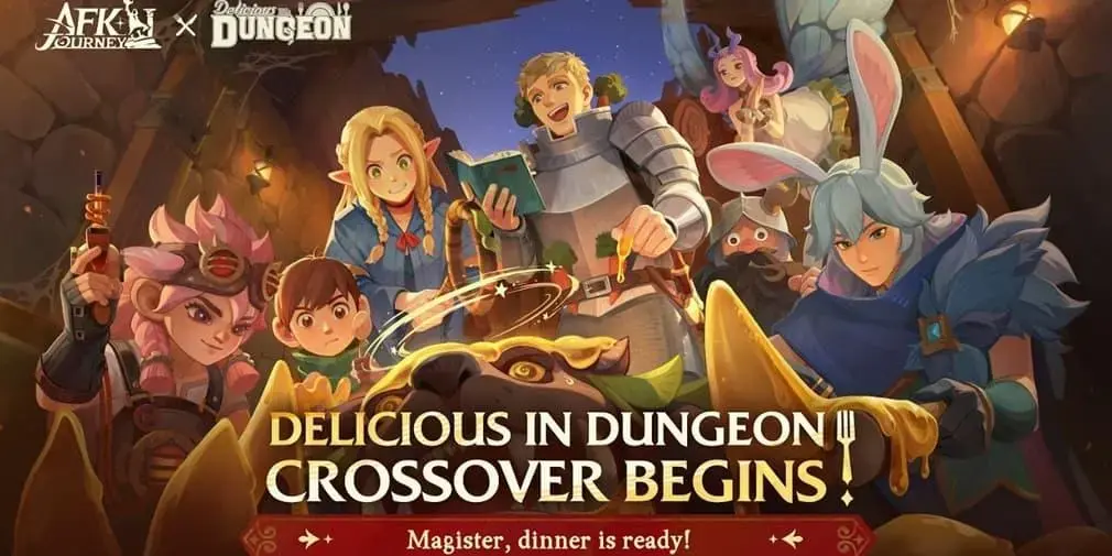AFK Journey lança colaboração com Delicious in Dungeon com evento culinário