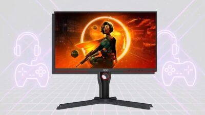 Monitor gamer AOC Q27G3XMN com tela mini-LED e resolução 1440p oferece cores vibrantes