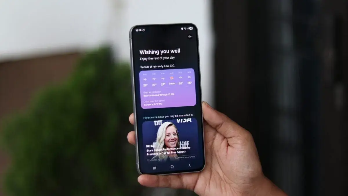Samsung deve melhorar recomendações musicais no Now Brief com atualização One UI 8.5