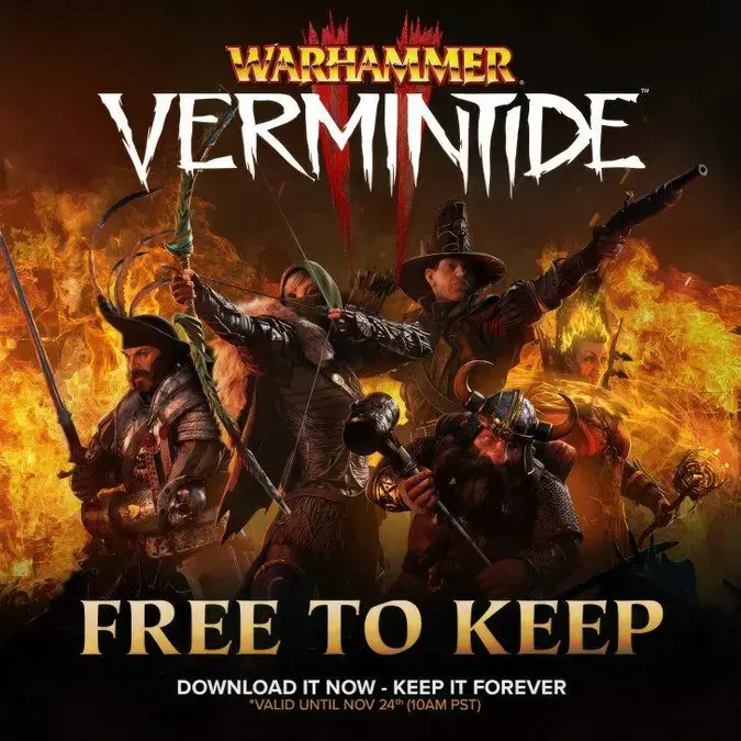 Warhammer: Vermintide 2 está disponível gratuitamente para resgate na Steam (não é válido no Brasil)