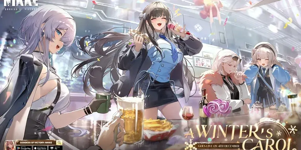 Nova atualização de inverno de Goddess of Victory: Nikke traz evento Terminus Ticket e trajes temáticos