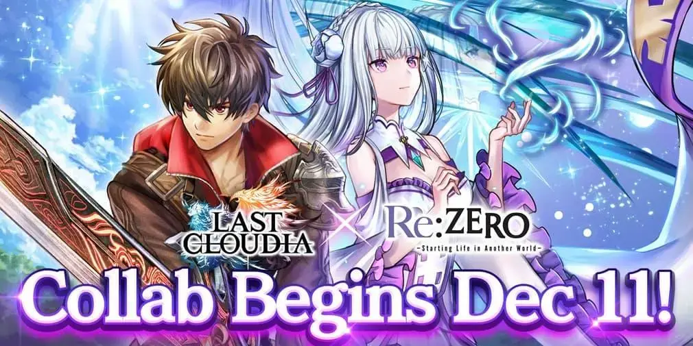 Last Cloudia anuncia nova colaboração com anime isekai Re:ZERO