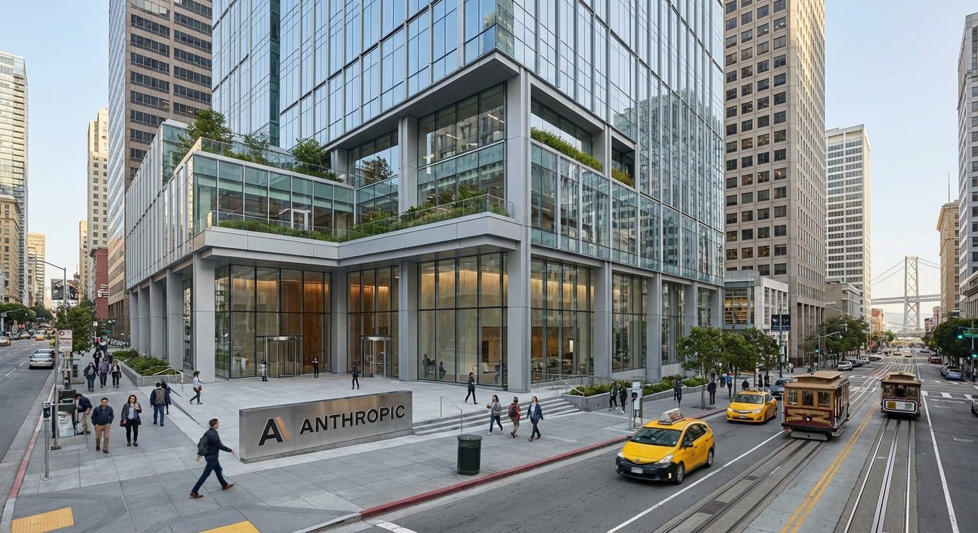 Anthropic anuncia escritório corporativo no centro de San Francisco por R$ 600 milhões 36 Anthropic expande operações com novo escritório em San Francisco focado em inteligência artificial