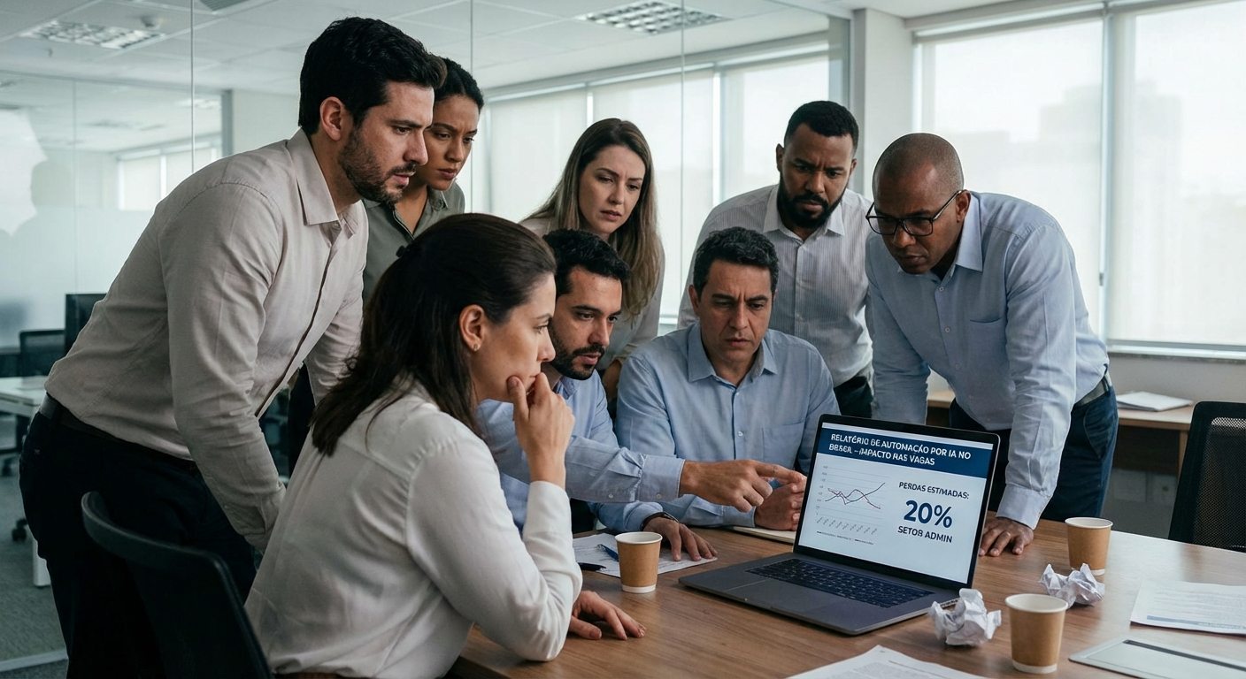 Estudo aponta perda de até 2 milhões de empregos formais no Brasil até 2030 por avanço da IA