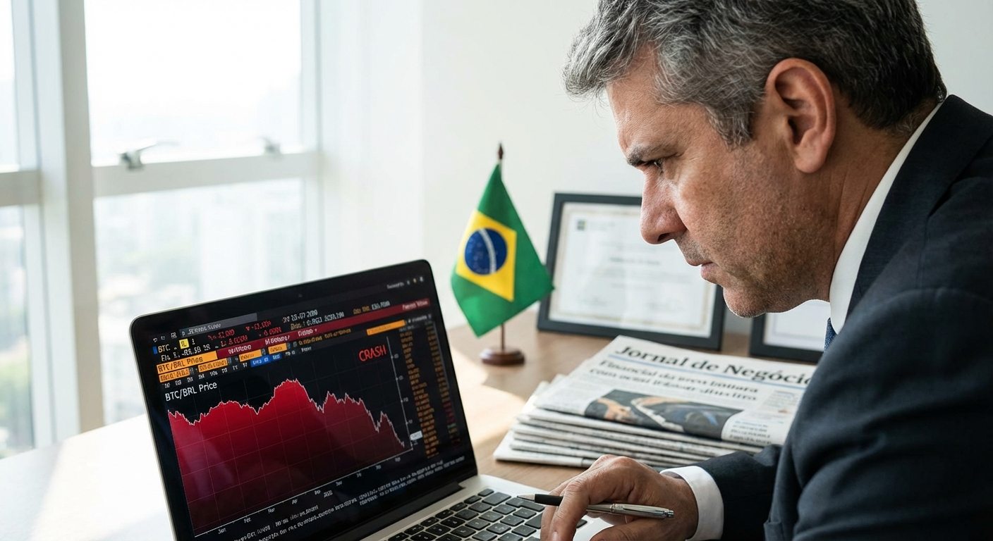 Investidores brasileiros revisam estratégias diante da queda do Bitcoin em 2024